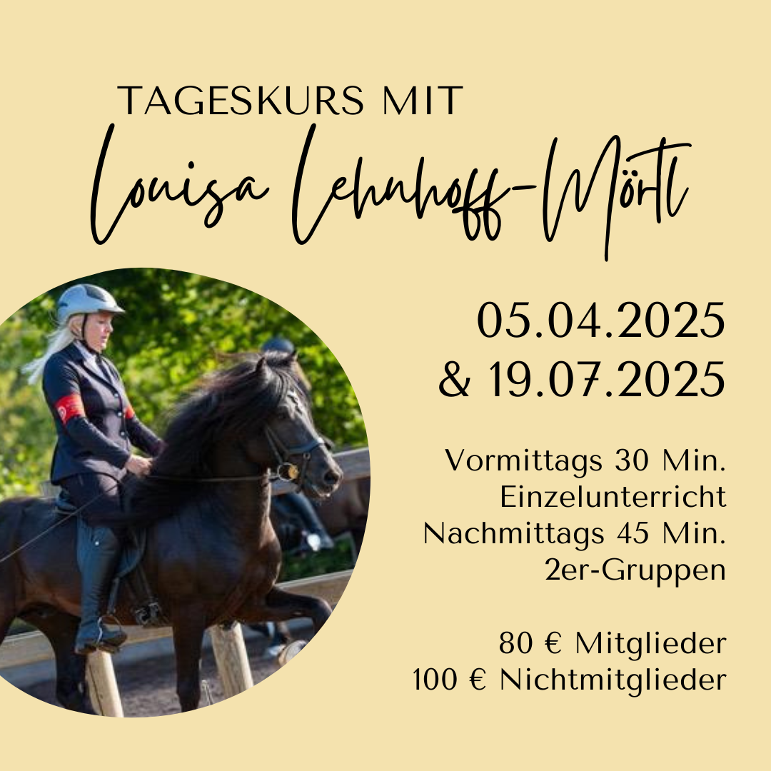 Tageskurs mit Louisa Lehnhoff-Mörtl 2025