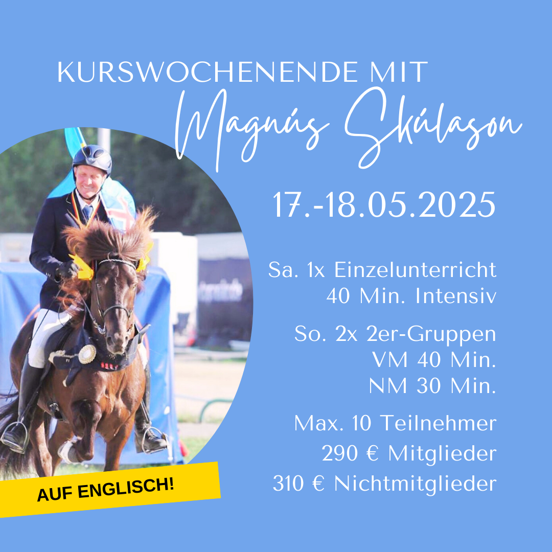 Wochenendkurs mit Magnus Skulason 2025