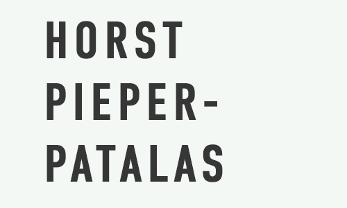 Horst Pieper-Patalas Sponsor 20ß25
