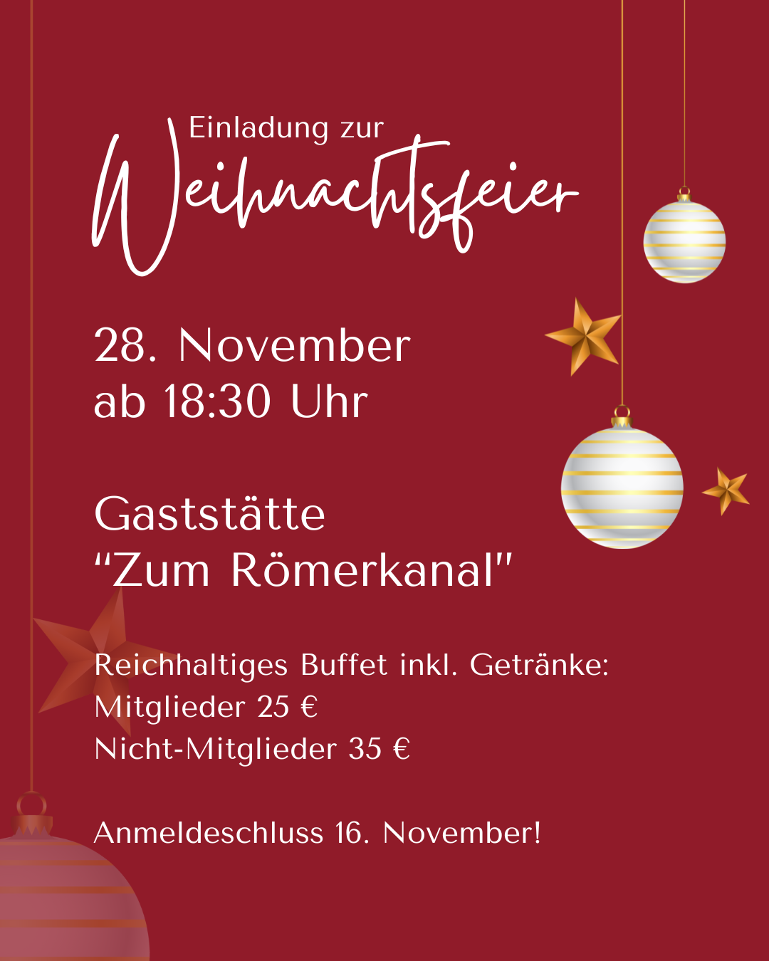 RSVK Weihnachtsfeier