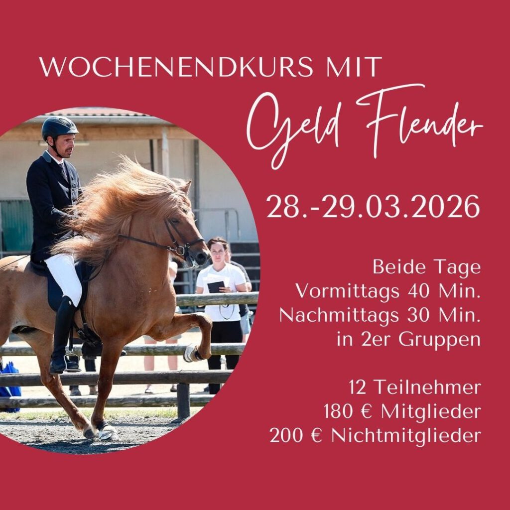Kurs mit Ged Flender 2026 RSVK