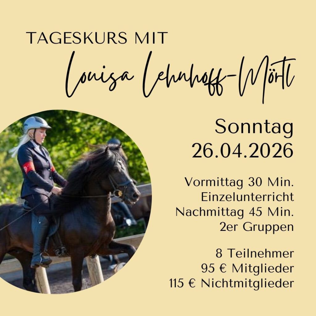 Tageskurs April mit Louisa Lehnhoff-Mörtl 2026