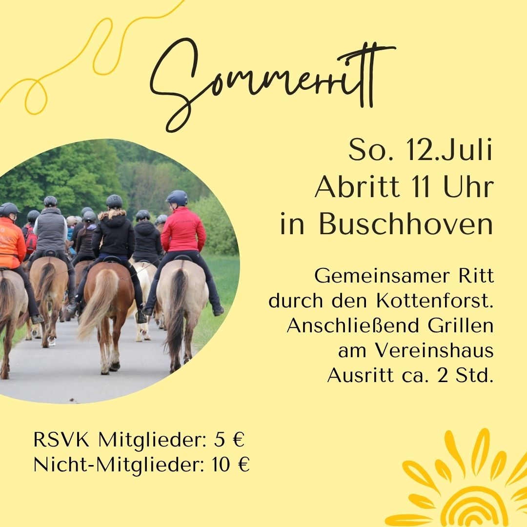 Sommerritt Reitsportvereinigung Kottenforst 2026